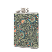 ペイズリーパターン3 フラスク (左)