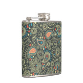 ペイズリーパターン3 フラスク (右)