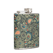 ペイズリーパターン3 フラスク (右)