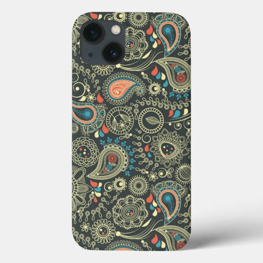 ペイズリーパターン3 Case-Mate iPhoneケース (裏面)