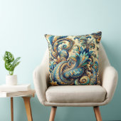 ペイズリーパターン クッション (椅子)