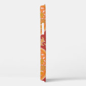 ペイズリーパターン。トルコのキュウリ。マルーンオレンジc Case-Mate iPhoneケース (裏面 / 右)