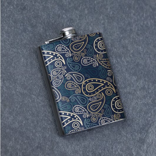 ペイズリーパターン フラスク