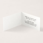 ペイズリーパターン、ペルシャペイズリー、オリエンタルペイズリー 名刺 (内部)