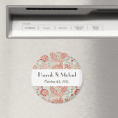 ペイズリーパターン, ペルシャペイズリー, ボテー, 結婚式 マグネット (インサイチュ (食洗機))