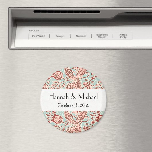 ペイズリーパターン, ペルシャペイズリー, ボテー, 結婚式 マグネット (インサイチュ (食洗機))