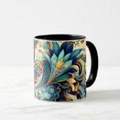 ペイズリーパターン マグカップ (正面右)