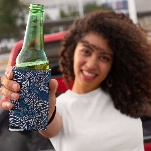 ペイズリーパターン 缶クーラー