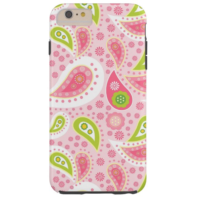 ペイズリーパターンiPhone 6のプラスの堅い場合 Case-Mate iPhoneケース (裏面)