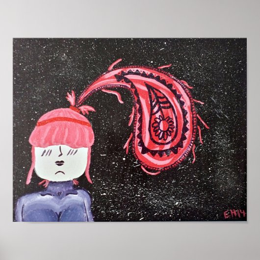 「ペイズリーパーフェクト」 11x14アートポスター ポスター (正面)