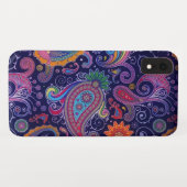 ペイズリーパープルピンク Case-Mate iPhoneケース (裏面(横))