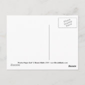 ペイズリーヒッピー人形はがき ポストカード (裏面)