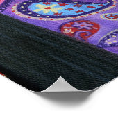 ペイズリーヒッピー人形ポスター ポスター (角)