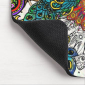 ペイズリーピーコック マウスパッド (コーナー)