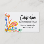 ペイズリーフォークパーティーシェフ料理クラスケータリング 名刺 (正面)