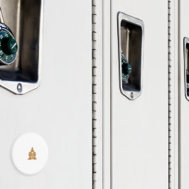 ペイズリーフローラアート・オレンジボホデコール マグネット