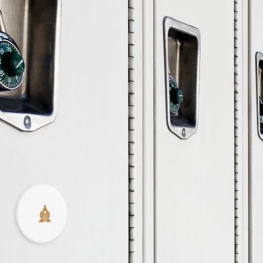 ペイズリーフローラアート・オレンジボホデコール マグネット (インサイチュ (ロッカー))