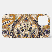 ペイズリーフローラ：シカラフルームレスデザイン Case-Mate iPhoneケース (裏面 (横))