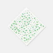 ペイズリーフローラ スタンダードカクテルナプキン (角)
