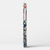 ペイズリーフローラ、ダマスクヴィンテージパターン。 Case-Mate iPhoneケース (裏面 / 左)