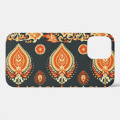 ペイズリーフローラ：東洋の民族シームレス Case-Mate iPhoneケース (裏面 (横))