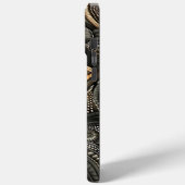 ペイズリーブインスパイアロクBeigeデザイナー保護具 Case-Mate iPhoneケース (裏面 / 左)