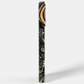 ペイズリーブインスパイアロクBeigeデザイナー保護具 Case-Mate iPhoneケース (裏面 / 右)