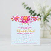 ペイズリーブライダルシャワー招待 招待状 (スタンド正面)
