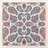 ペイズリープライド ガラスコースター (正面)