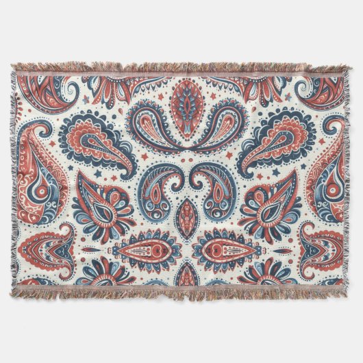 ペイズリープライド スローブランケット (正面)