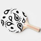 ペイズリープリント 卓球ラケット (横)