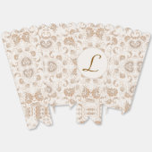 ペイズリーベージエステモダンティックTan Brown Init. フェイバーボックス (見開き)