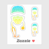 ペイズリーメッドマスクシール シール (シート)