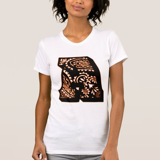 ペイズリーモノグラム – A Tシャツ (正面)