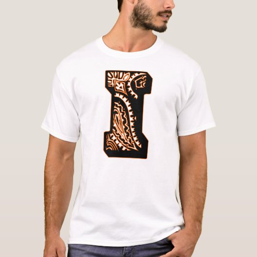 ペイズリーモノグラム – I Tシャツ (正面)
