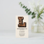 ペイズリーモノグラム – L 名刺 (スタンド正面)