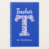 ペイズリーレターT先生毎日プランナー プランナー手帳 (正面)