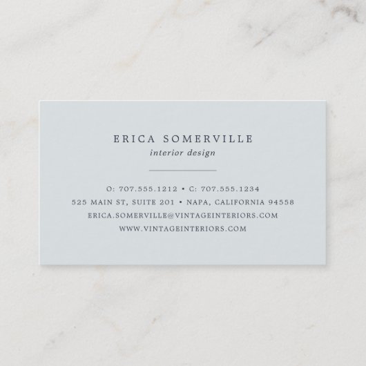 ペイズリーレース名刺 |アイスコーアクア 名刺 (裏面)