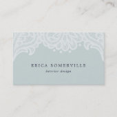 ペイズリーレース名刺 |アイスコーアクア 名刺 (正面)