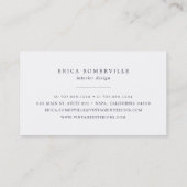 ペイズリーレース名刺 | Nimbusグレー 名刺 (裏面)