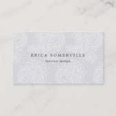 ペイズリーレース名刺 | Nimbusグレー 名刺 (正面)