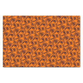 ペイズリー予測できなアイパターン不気味な面白いハロウィーン 薄葉紙