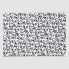 ペイズリー予測できなアイパターン不気味な面白いハロウィーン 薄葉紙