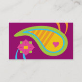 ペイズリー名刺 名刺 (裏面)