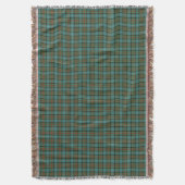 ペイズリー地区タータンチェックブランケット スローブランケット (正面縦)