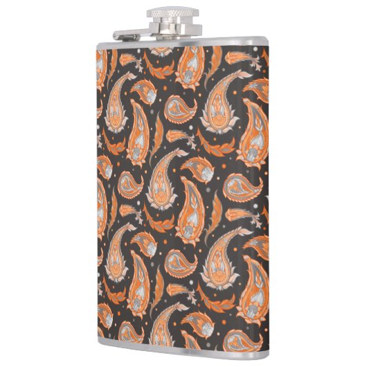 ペイズリー型 フラスク (左)