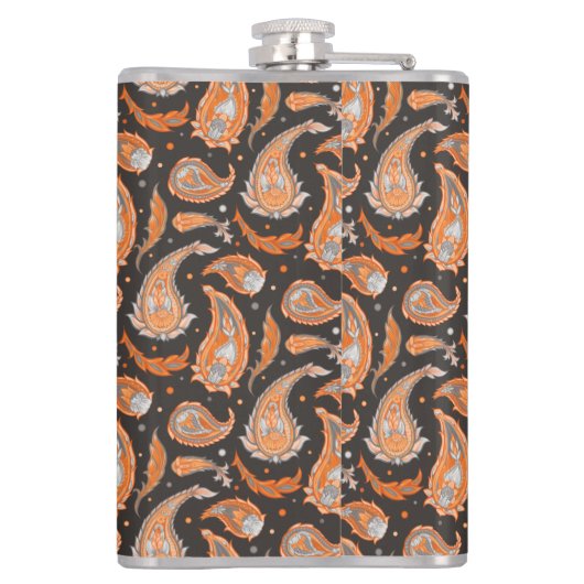 ペイズリー型 フラスク (裏面)