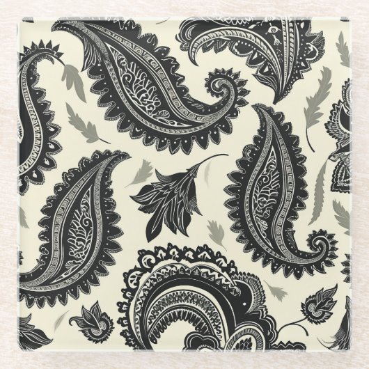 ペイズリー宮殿 ガラスコースター (正面)