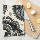 ペイズリー宮殿 キッチンタオル (四つ折り)