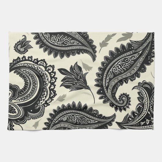 ペイズリー宮殿 キッチンタオル (横)